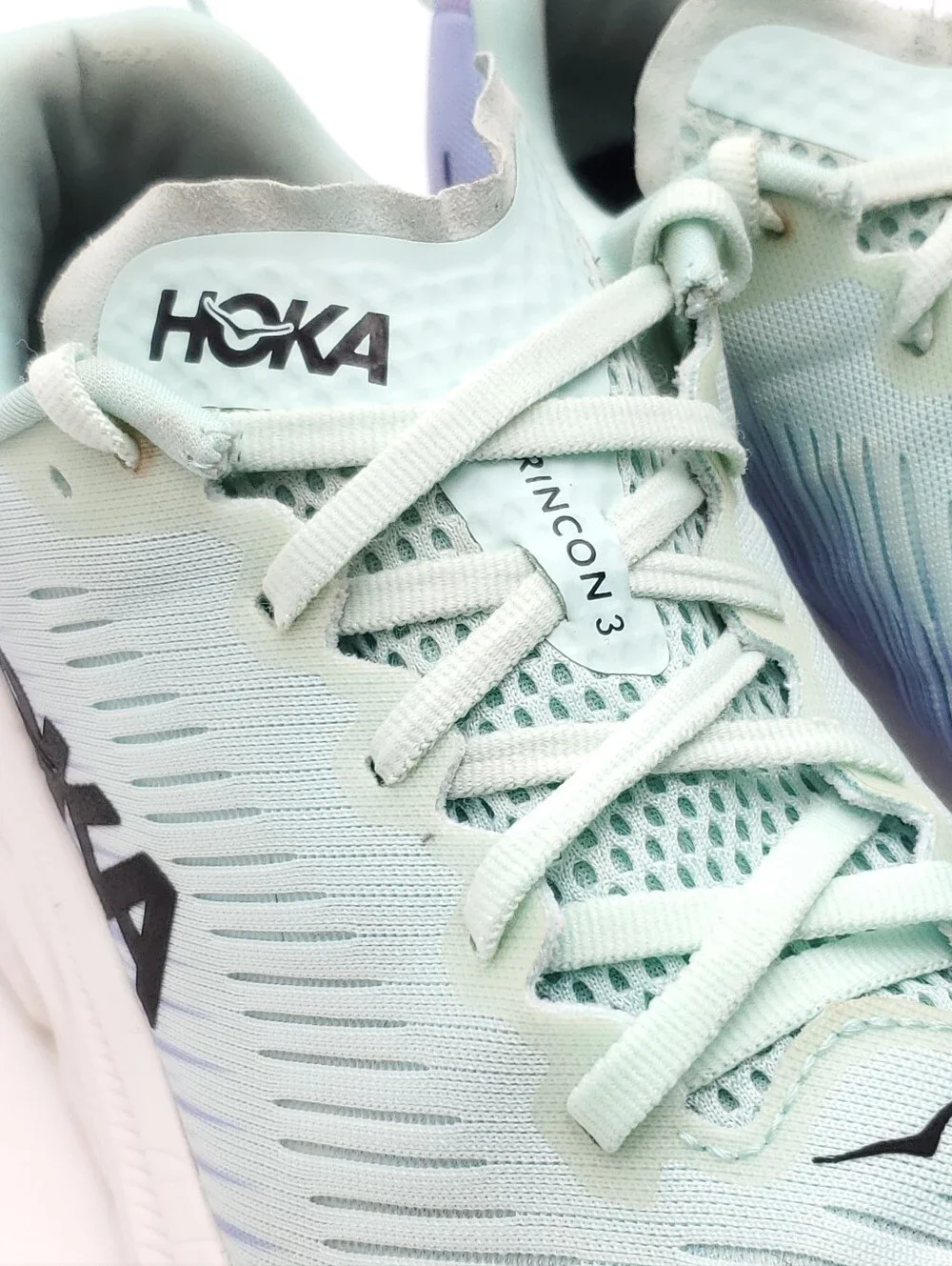 HOKA ONE ONE Rincon 3 Sunlit Ocean Airy Blue Women's 8 Running Athletic Shoes